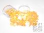 Yellow AB Flat Flower Sequins